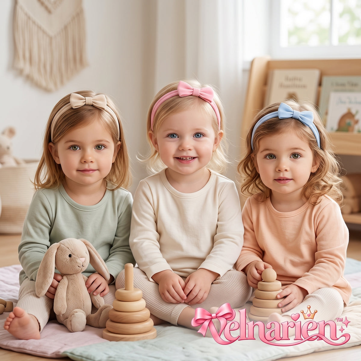 Velnarien™ Soft Bow Headband Trio