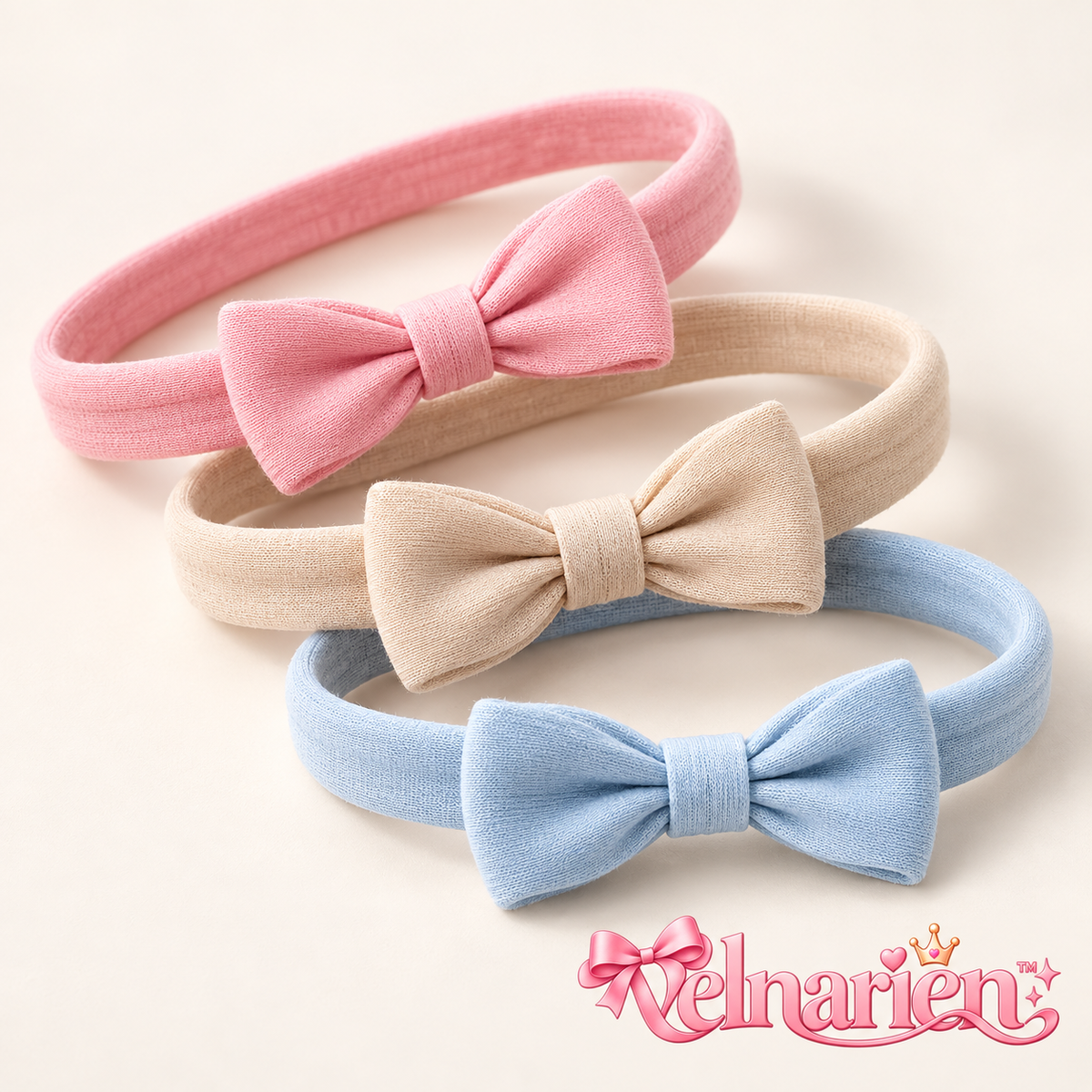 Velnarien™ Soft Bow Headband Trio