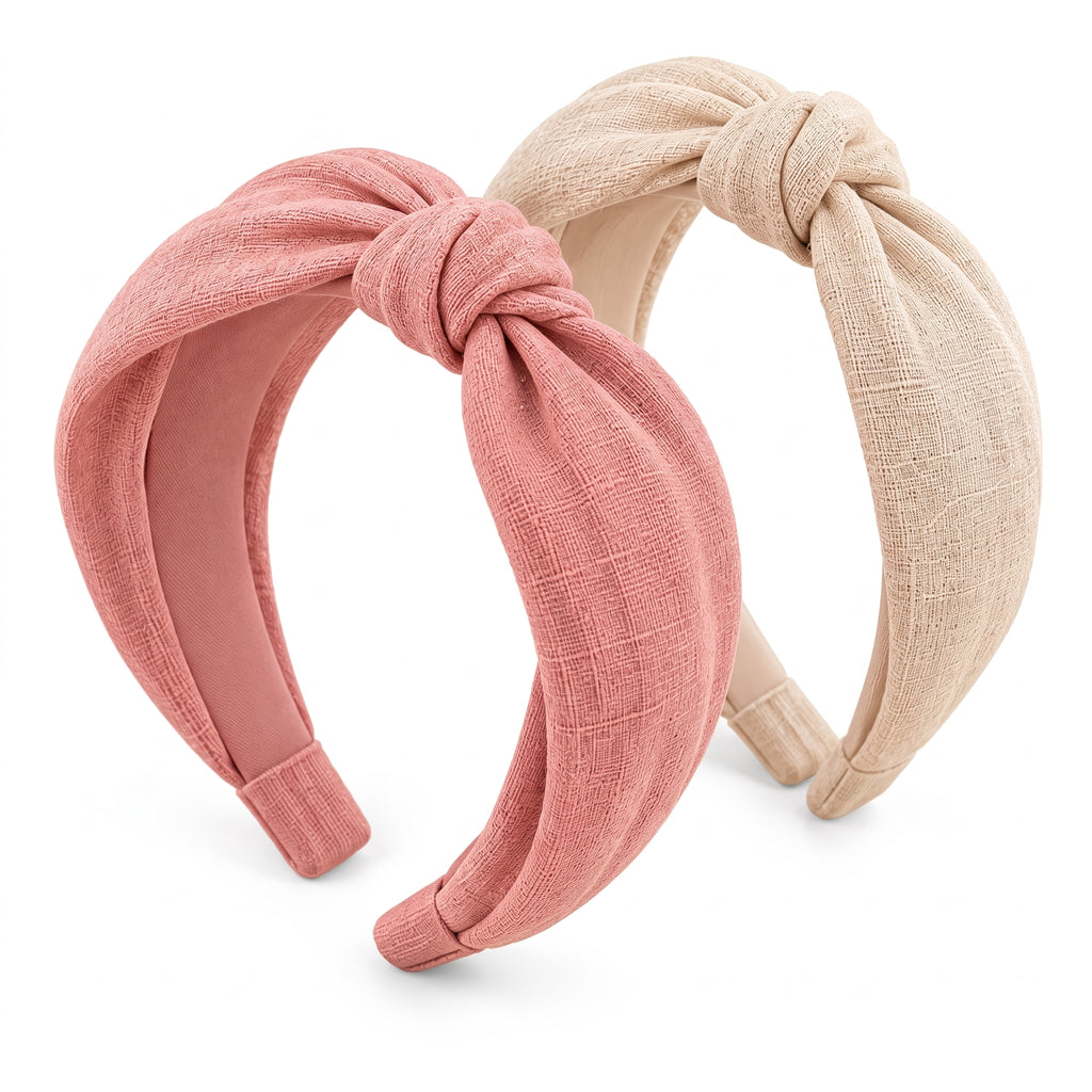 Velnarien™ Textured Knotted Headband Duo