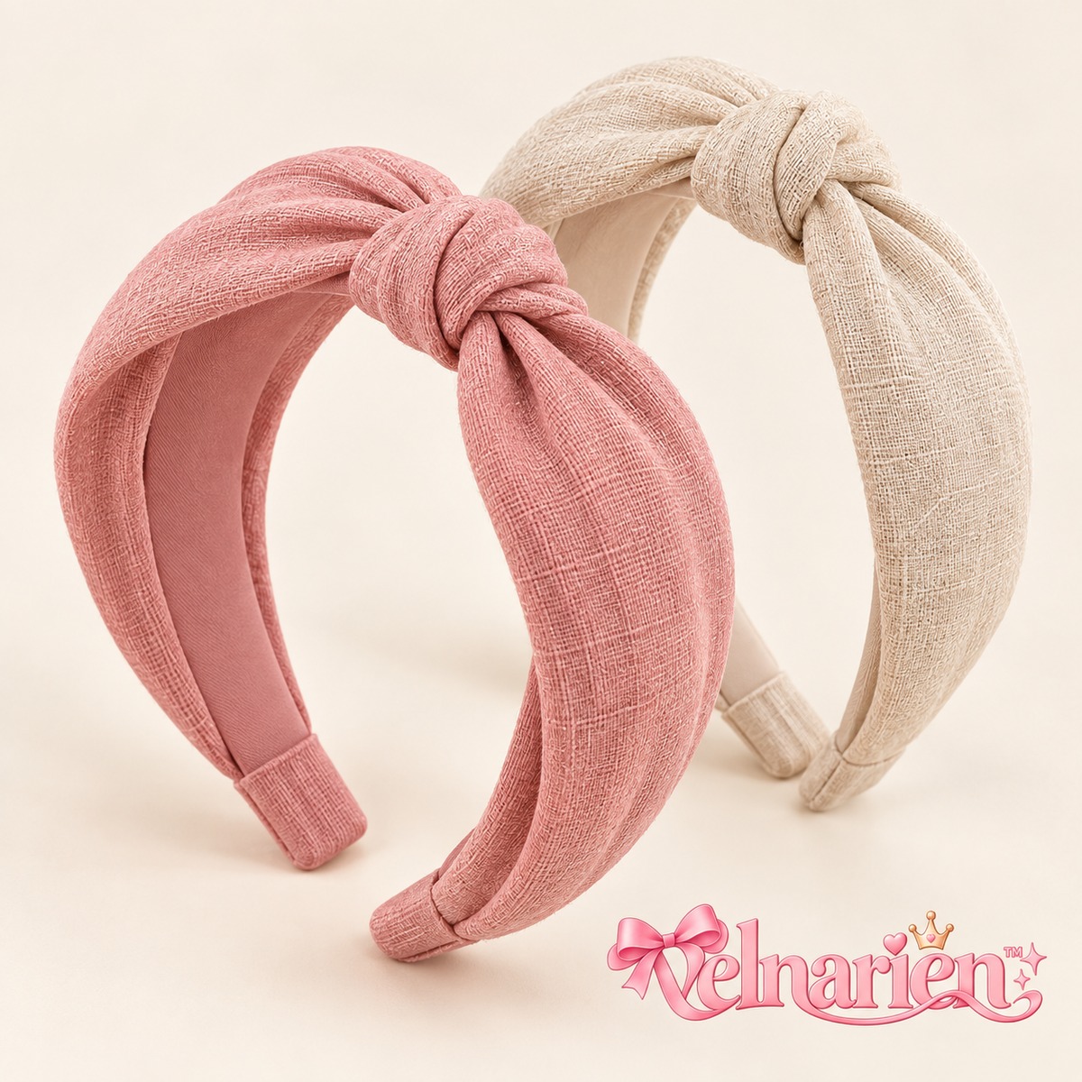 Velnarien™ Textured Knotted Headband Duo