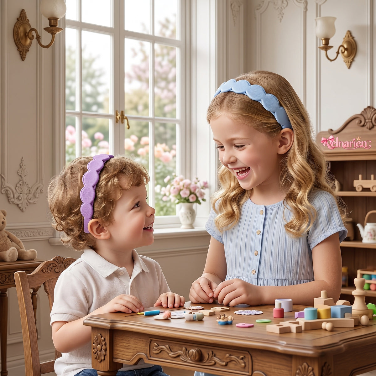 Velnarien™ Scalloped Padded Headband Set