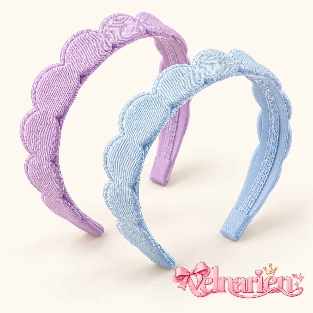 Velnarien™ Scalloped Padded Headband Set