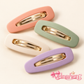 Velnarien™ Matte Pastel Snap Hair Clip Set