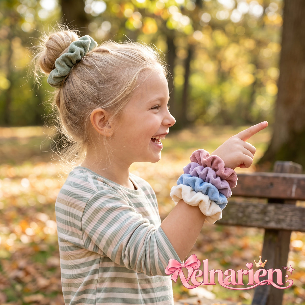 Velnarien™ Soft Textured Scrunchie Set
