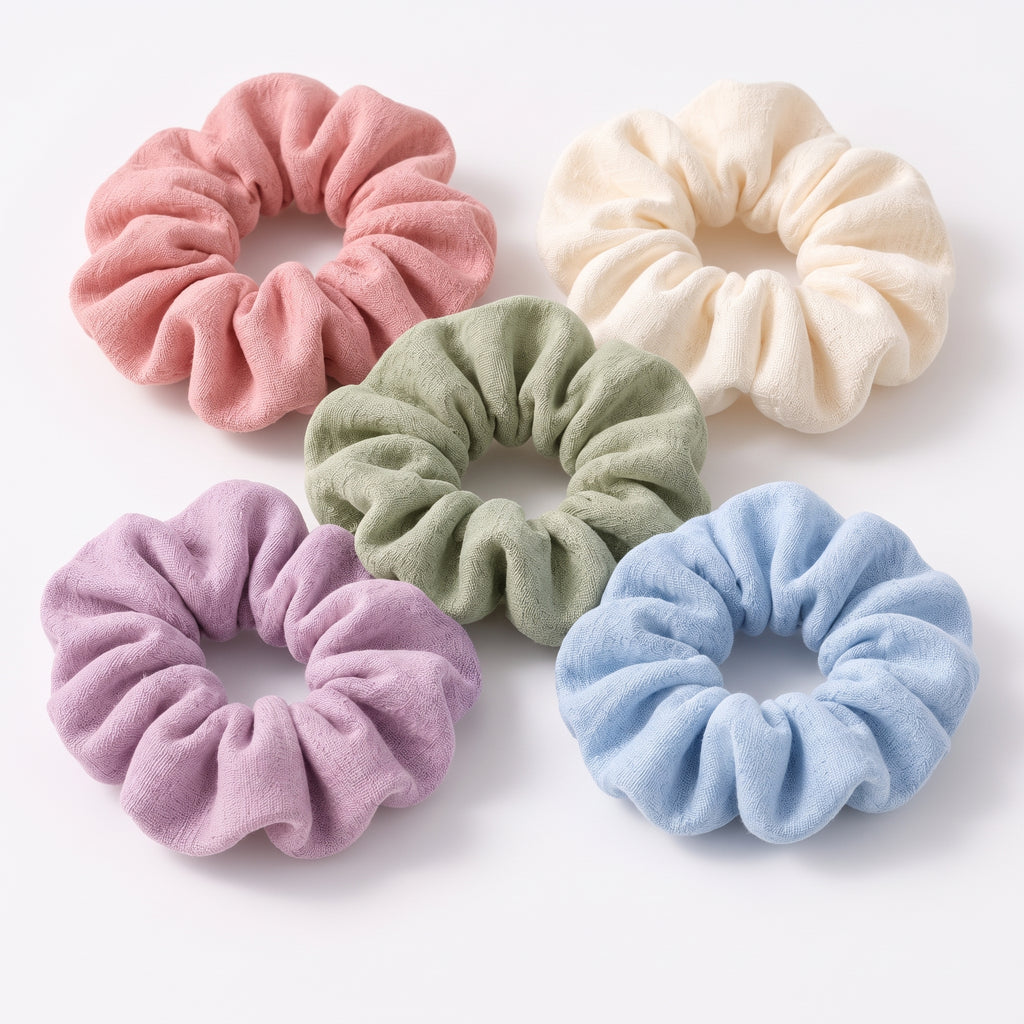 Velnarien™ Soft Textured Scrunchie Set
