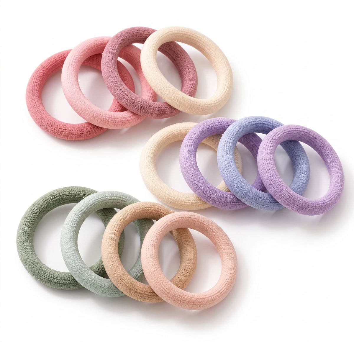 Velnarien™ Soft Fabric Hair Tie Multi-Pack